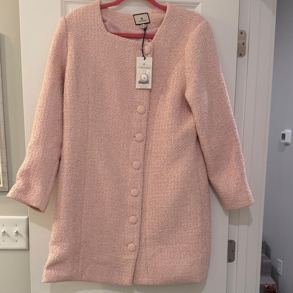 Tuckernuck Pink Teddy Jacket